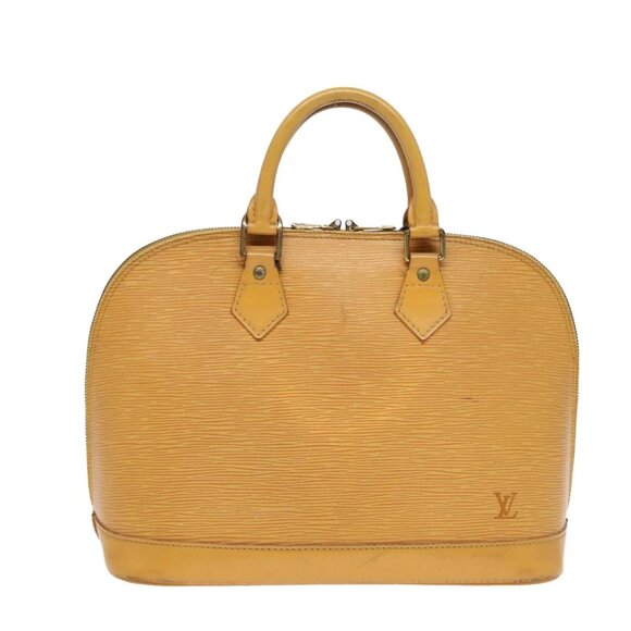LOUIS VUITTON Epi Alma Hand Bag Yellow - Picture 2 of 16